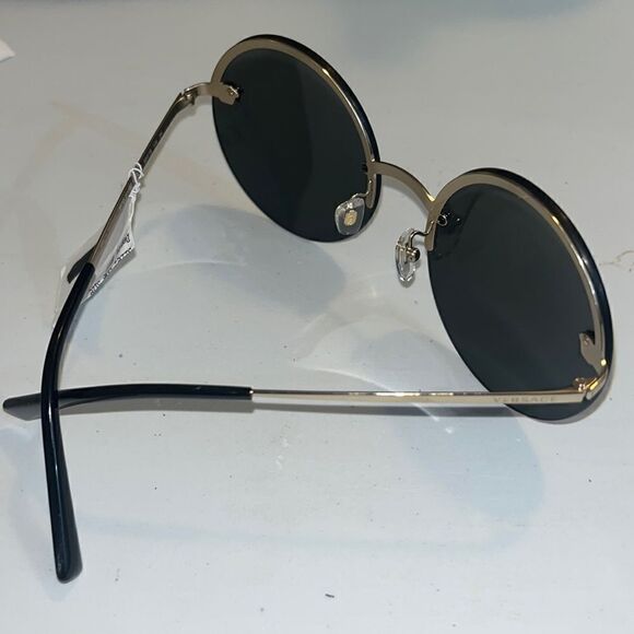 NWT Versace 2176 Unisex 59 mm Pale Gold Sunglasses - Picture 6 of 13
